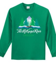 McKenzie River Long sleeve T-Shirt-kelly green